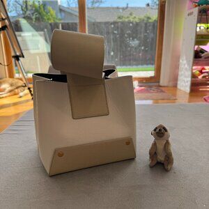 YUZEFI Small Square Bucket Bag